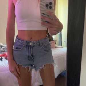 adika denim shorts